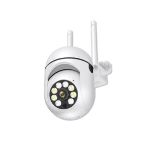 Camcraft-20 360 View Night Vision 1080p White Full Hd Wireless Security Camera - Plastic, 7.5x7.5x10.8 Cm, 5 Mp, Wi-fi