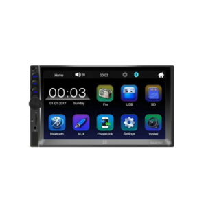 Car Radio Bluetooth Single DIN Car Stereo Audio, Car Audio with Handsfree and Supports FM